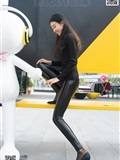 SIW Sven Media 054 Autumn/winter 2019 Fashion sexy tight warm fleece leather pants - Rong er(30)